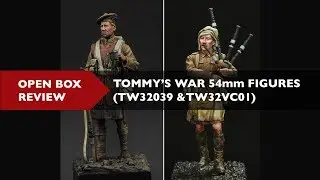 Open Box Review of Tommy's War 54mm Figures (TW32039 &TW32VC01)