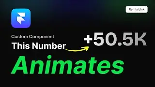 Framer - Number Counter with Viewport Control - Custom Component (Free)