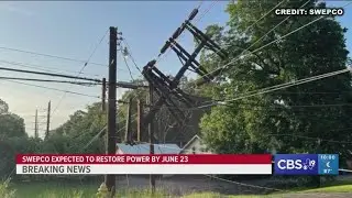 East Texas SWEPCO customers could be without power for up to 1 week following severe storms, company