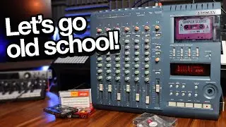 Making a beat on a 20-year old cassette porta studio