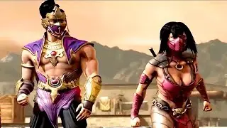 Rain Betrays Mileena Scene - Mortal Kombat 10