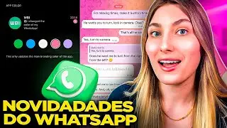 🔥Atualização do WhatsApp: Nome de Usuário, Temas e Novas cores na Tela inicial