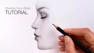 How to shade a FACE from side - for BEGINNERS