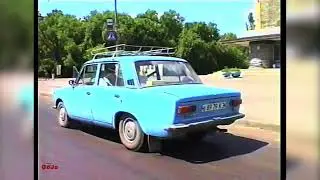 вождение в Красноярске (Driving in Krasnoyarsk Siberia Russia 1994)