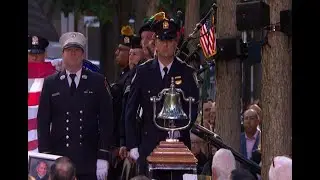 Ringing of bell marks 23rd anniversary of 9/11 attacks in New York City