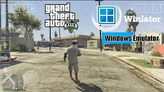 GTA - V Gameplay (HD) Winlator 6.1 (Windows Emulator) Android + Fix Crash