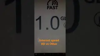 Check your internet speed best BD vs Other country