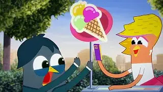 Чик-Чирикино 🍦 Первая работа (все серии подряд) 🐤 Мультсериал для детей 🐦 Премьера!