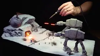 I Made a Hoth Battle Diorama