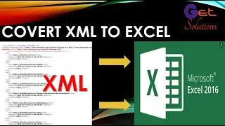 How to convert XML File to Excel 2016 File on 30 seconds✅