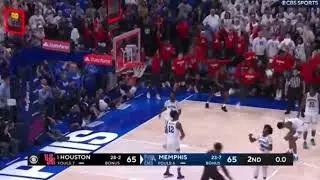Jamal Shead Buzzer Beater leaves Memphis Stunned | #1 Houston vs Memphis