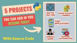 5 Python Projects you can add in your resume today