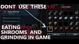 V Rising Trying to Grind End Game Monsters on the item Trippy Shrooms! PvP on these would be intense