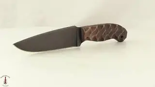 Crusher Spike Belt Knife with Sculpted Maple