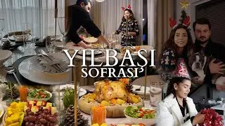 YILBAŞI SOFRASI & YEMEĞİ | DAVET SOFRASI MENÜSÜ | TAVUK DOLMASI | baş başa yılbaşı🤍