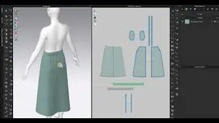 Как зафиксировать одежду на аватаре в Clo3d