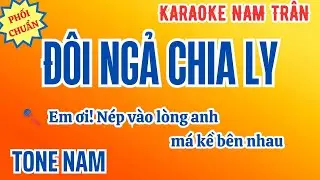 Karaoke Đôi Ngả Chia Ly Tone Nam | Nam Trân