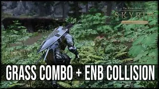 Grass Combo + ENB Collisions! | Skyrim SE/AE: Mod Showcase!