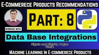 SignIn and SignUp Flask Python | Registeration Form Using Python Flask | E-Commerce Python | Part-8