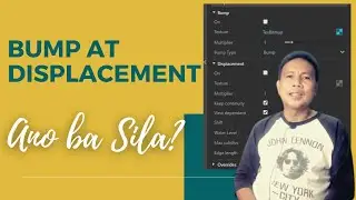 How To Use Bump & Displacement in Vray For Sketchup | Tagalog