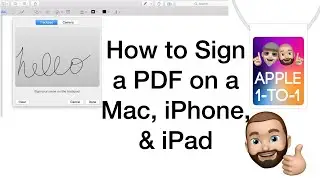 How to sign a PDF on Mac, iPhone, and iPad