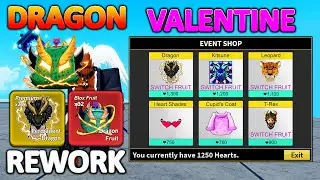 Finally Dragon Rework Update & Valentine Event Is Here! (Blox Fruits)