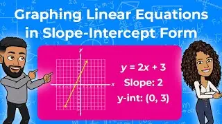 Graphing Linear Equations in Slope-Intercept Form | Partners in Prime