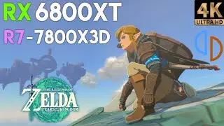 Yuzu Early Access 3618 The Legend Of Zelda Tears Of The Kingdom 4K 60FPS | RX 6800XT + R7 7800X3D