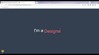 CSS Text Typing Animation | Multiple Text Typing Animation