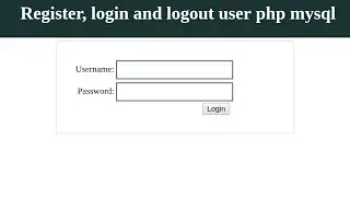 Login user PHP with MySQL 2