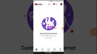 YouTube no internet connection