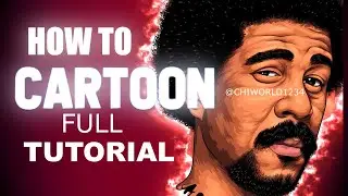 How To Cartoon FULL Tutorial ( ADOBE ILLUSTRATOR )