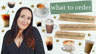 Ex barista explains coffee drinks | Latte, cappuccino, americano, cold brew etc | Dana DeStefano