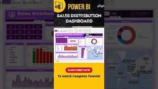 Power BI Dashboard | Sales Distribution Dashboard