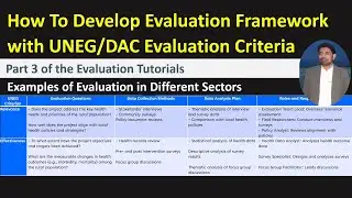 How To Develop Evaluation Framework with UNEG Evaluation Criteria| Evaluation Tutorial Part 3