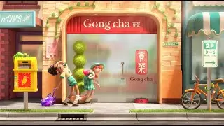 Gong cha Australia Animated TVC Commercial AD