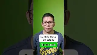 centrar texto en selección de celdas en #excel #exceltips #windows #tecnologia #tips #tutorial