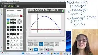 Quadratic Functions in the TI-84 plus CE