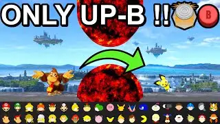 Who Can Squeeze Through The Lava Gap With Only Using UP-Special ? - Super Smash Bros. Ultimate