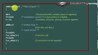 13 Embedded c program structure