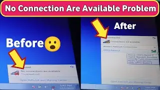 No Connection Are Available Problem | Laptop Network Problem Solved ✅