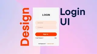 VISUAL STUDIO 2022 Design UI Modern Login With C SHARP 2023