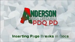 Section Breaks in Docs