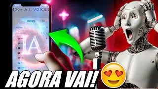 Novo APP de Voz com IA para Criar Narração de Canal Dark no Celular