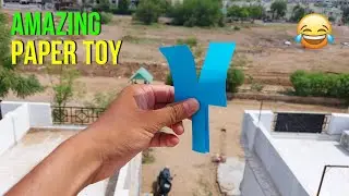 Flying Paper Toy Simple And Easy | How to Make Flying Paper Toy | Origami Easy