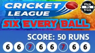 50 runs just one over||cricket League six every ball|Pick My Trick||Game winning Trick| Super over