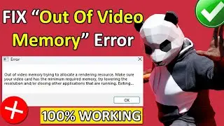 How To Fix The Finals Out Of Video Memory Error