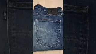 Ремонт Levi's 512 Made and crafted.