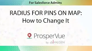 RADIUS FOR PINS ON MAP: How to Change It