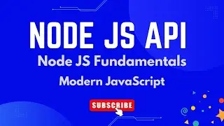 Node Js API Tutorial 